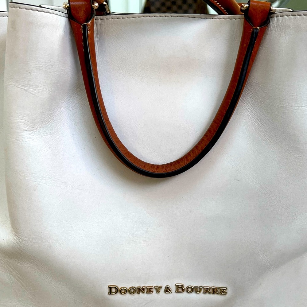 RARE ALL WHITE Leather DOONEY BOURKE